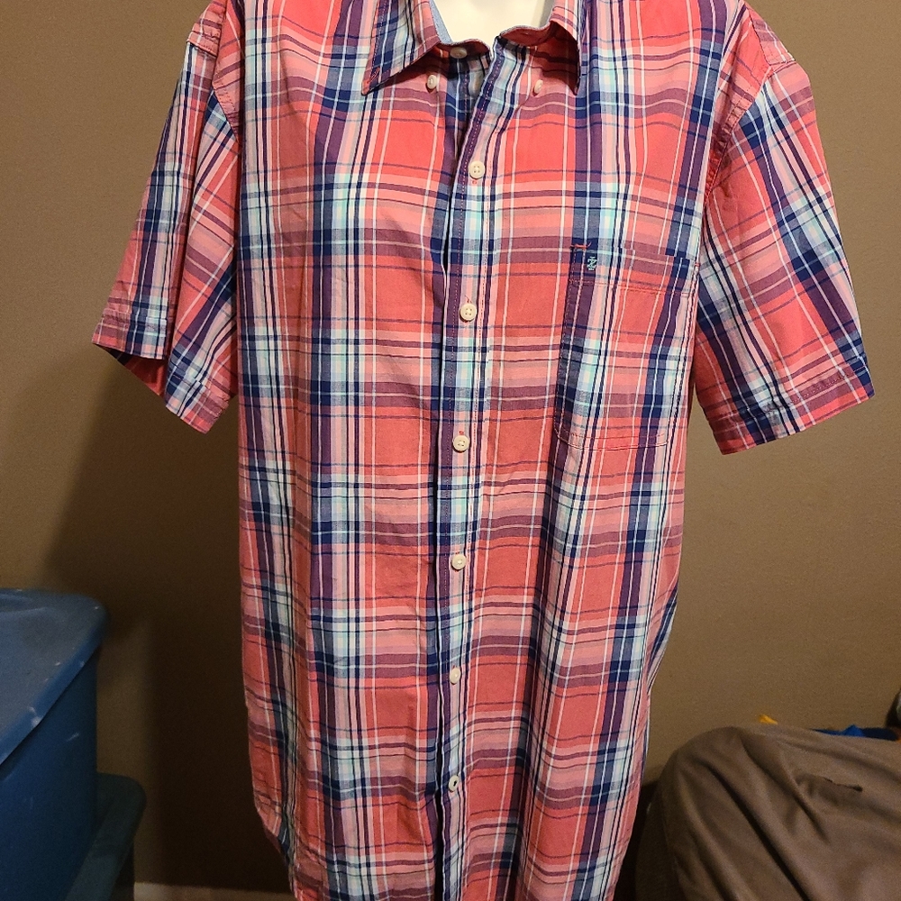 Izod Saltwater Men's Relaxed Classic Shirt Checker